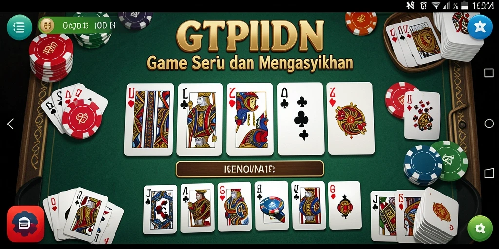 Screenshot gameplay seru dari GTPIDN yang menunjukkan momen bermain Domino.