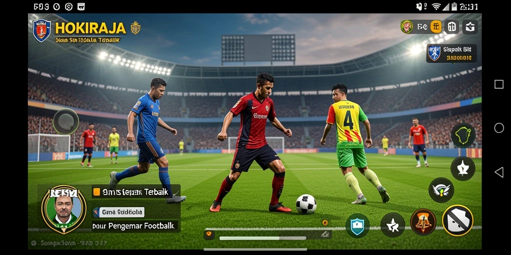 Tampilan menarik dari gameplay HOKIRAJA dengan momen-momen penting dalam pertandingan.