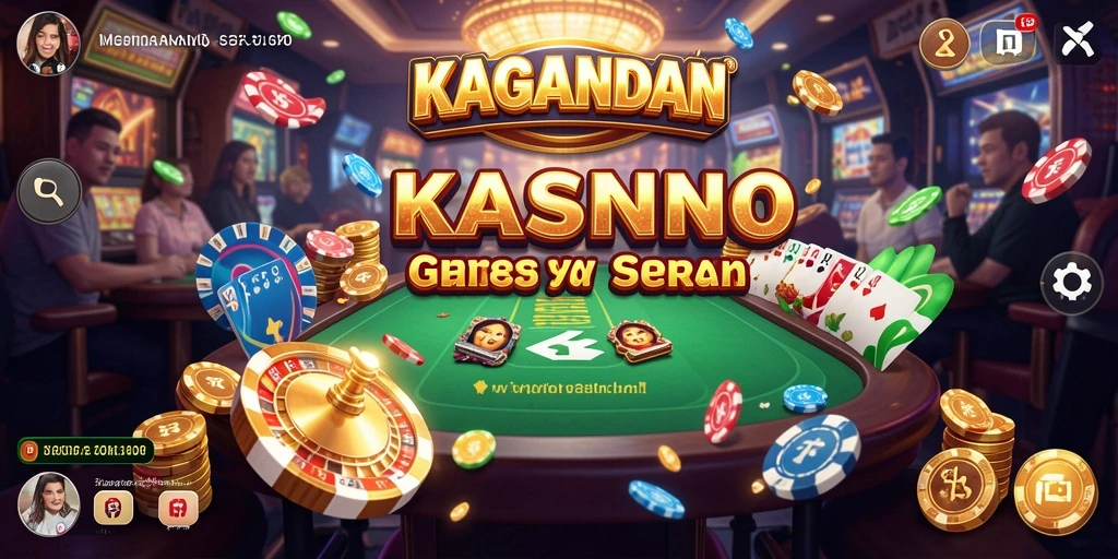 Screenshot gameplay KAGANDAN menampilkan keseruan permainan kasino.