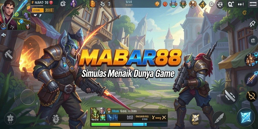 Tampilan gameplay MABAR88 yang menipiskan batas antara virtual dan nyata.