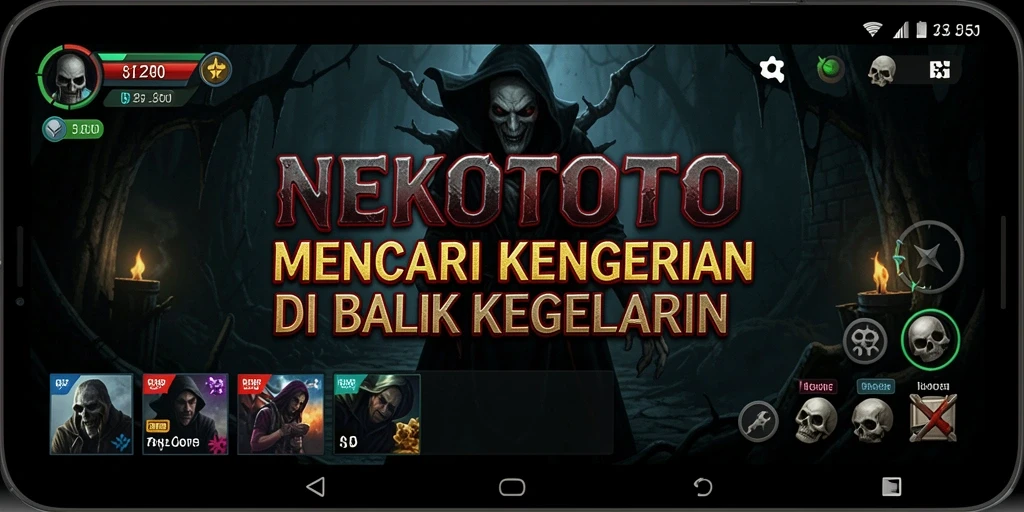 Tampak menegangkan dari gameplay NEKOTOTO yang menyeramkan.