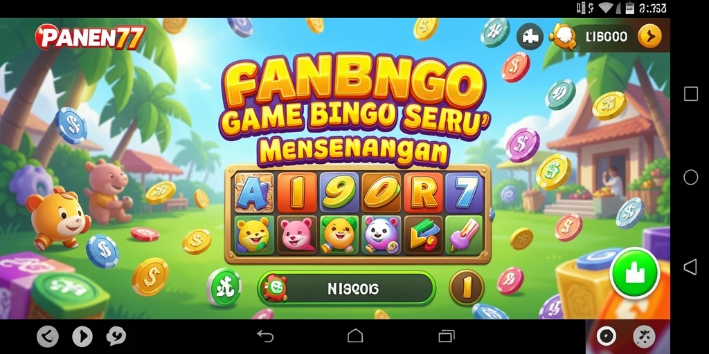 Tampilan seru permainan Bingo di PANEN77 dengan fitur menarik.