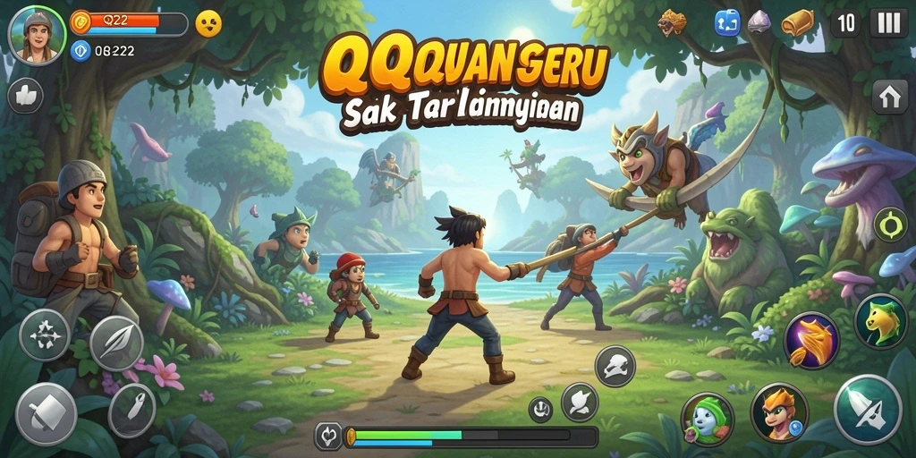 Tampilan gameplay QQ222 yang memukau dalam petualangan seru.