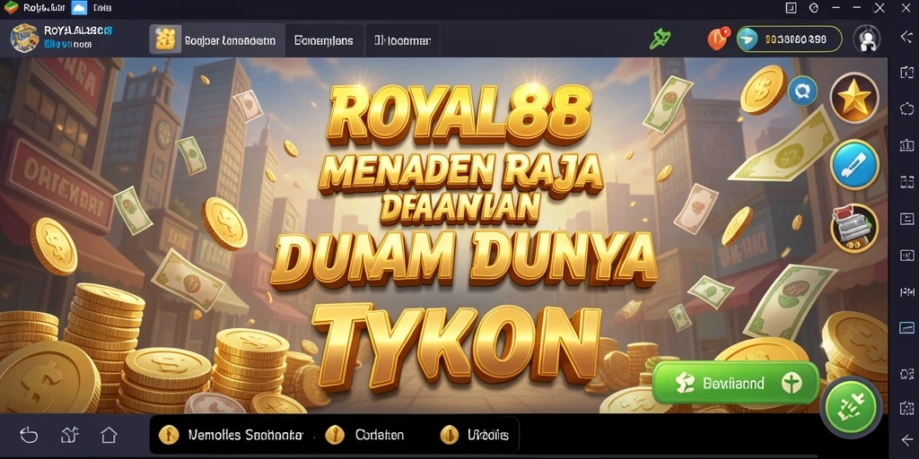 Gameplay seru dan dinamis di ROYAL88 Tycoon.