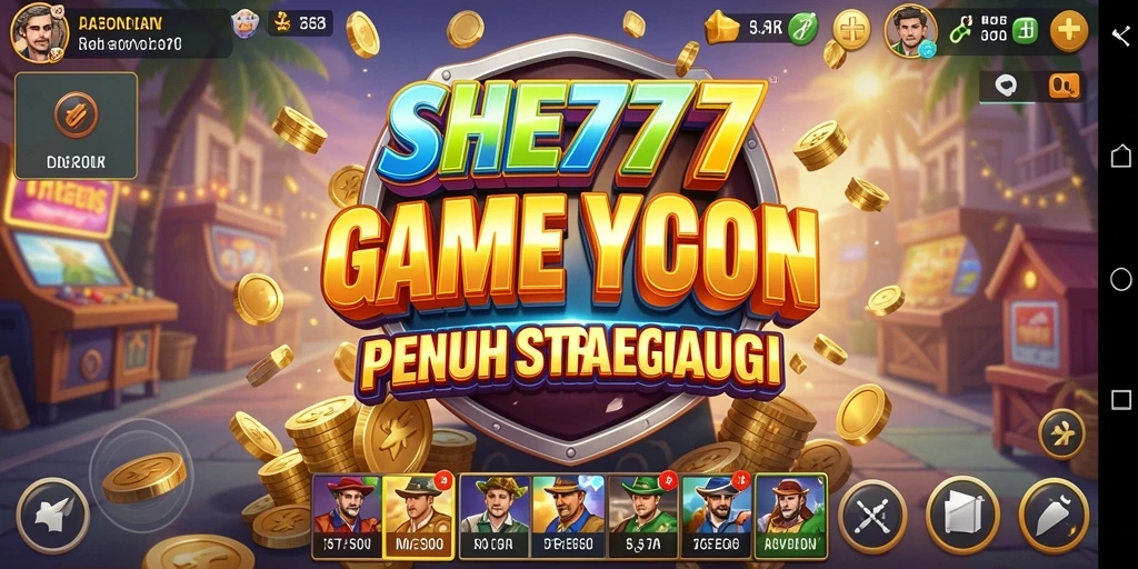 Screenshot gameplay SHE777 menunjukkan simulasi bisnis yang menarik.