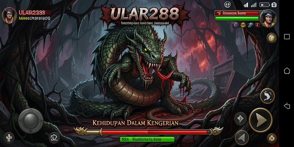Gameplay ULAR288 menampilkan suasana Horror yang mencekam dan penuh ketegangan.